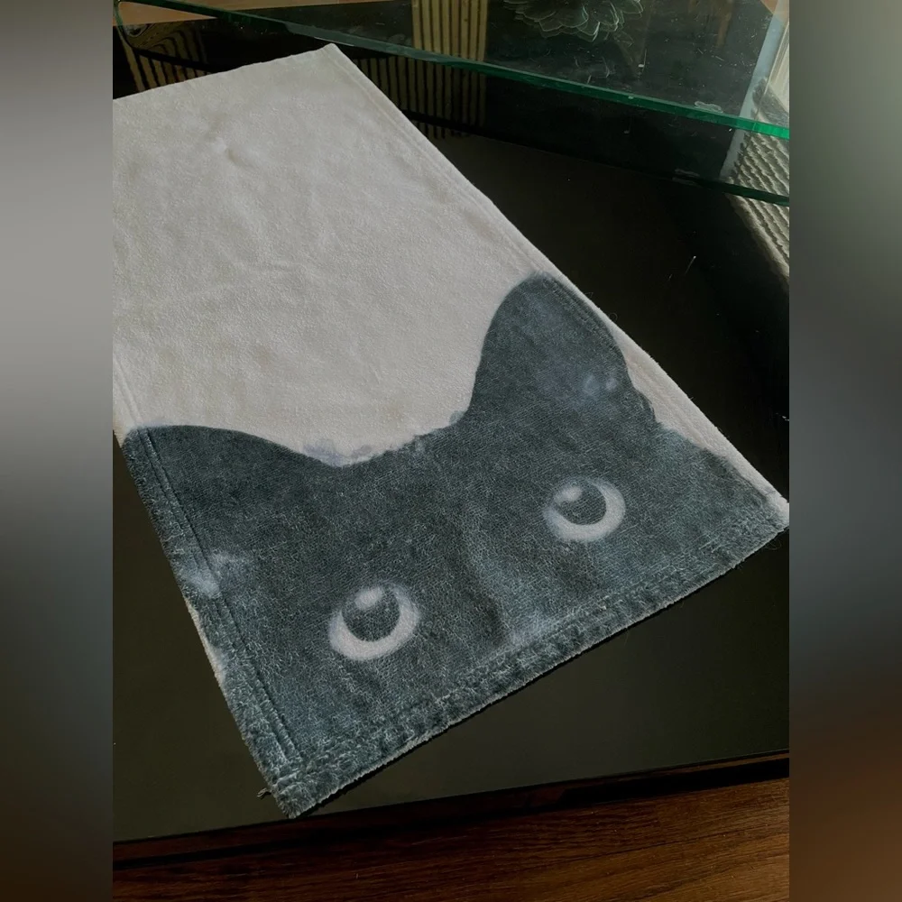 Black Cat Towel